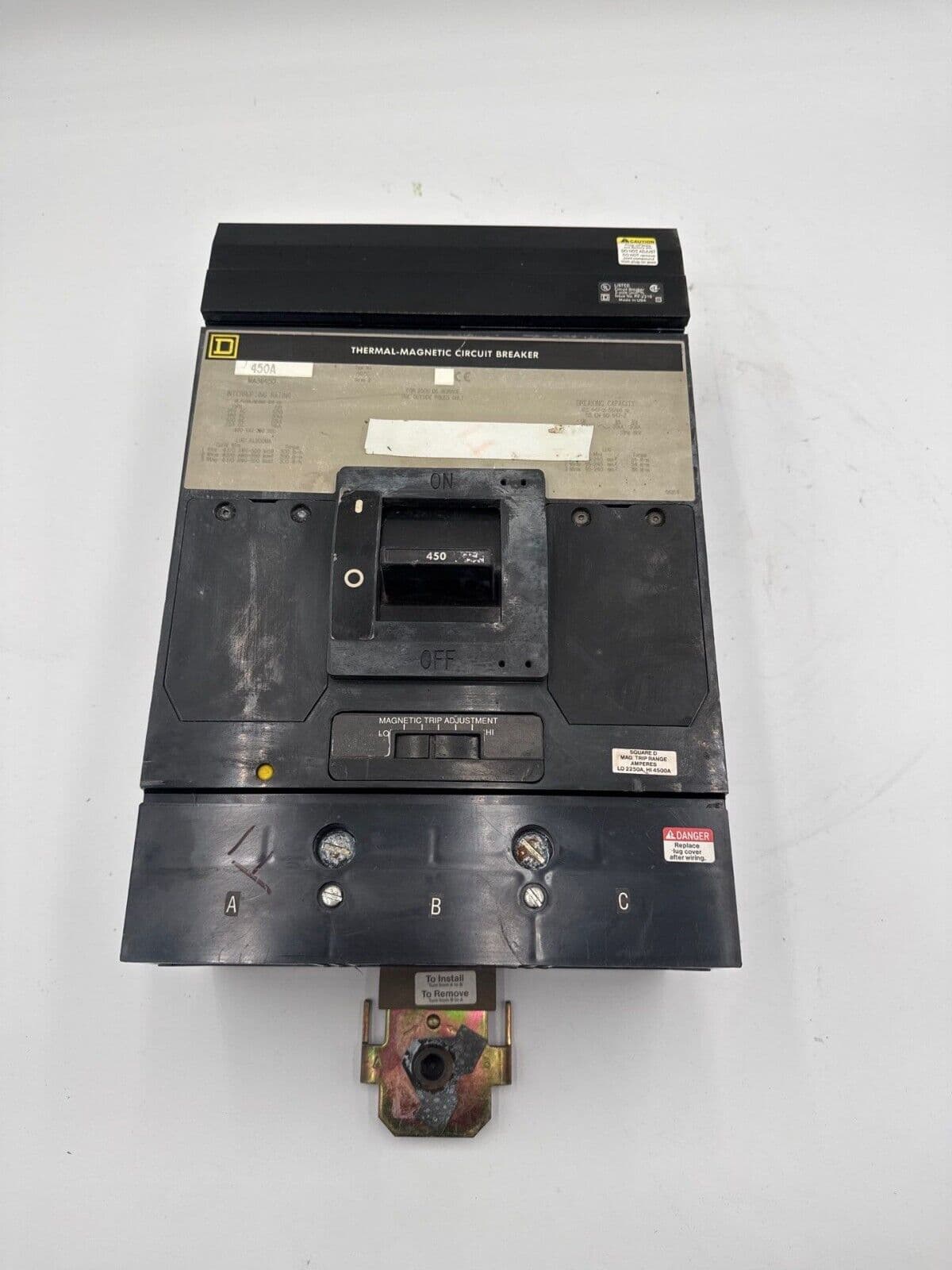Square D MA36450 I-Line Circuit Breaker 450A 3P 600V 3PH 450 Amp 3 Pole – image 1