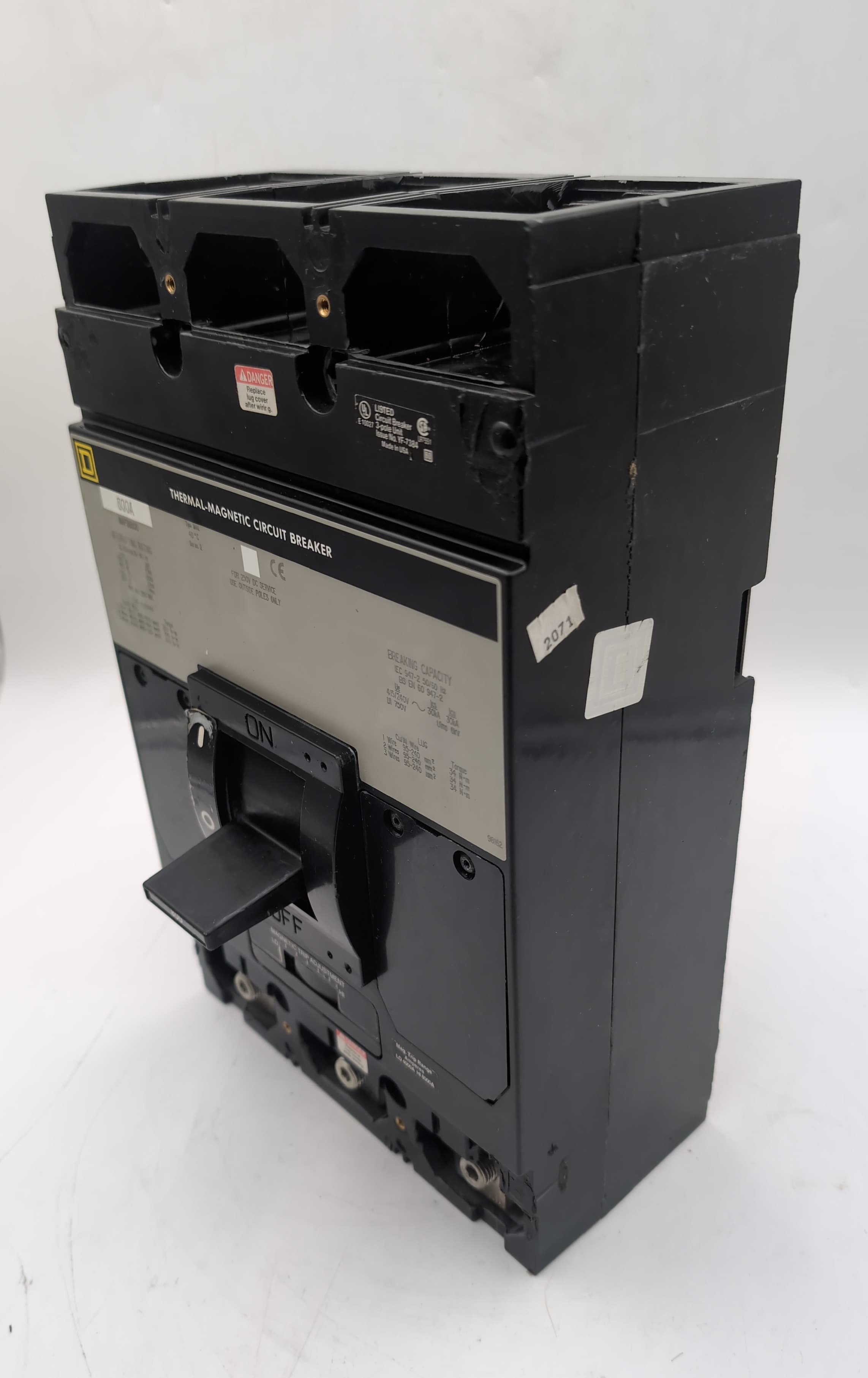 Square D MAP36800 800A 3-Pole 600V Circuit Breaker MAP 800 Amp
