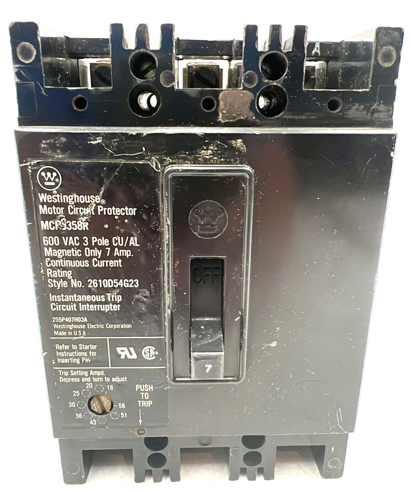 Westinghouse MCP0358R – image 1