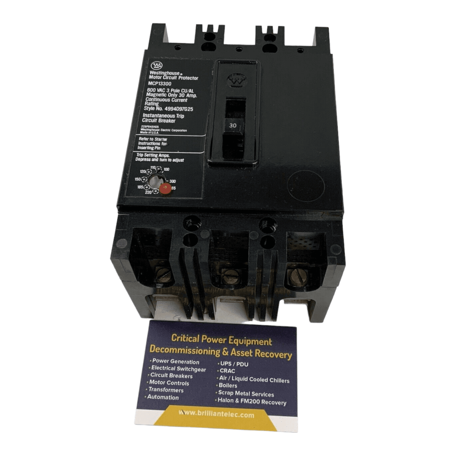 Westinghouse MCP13300 – image 1