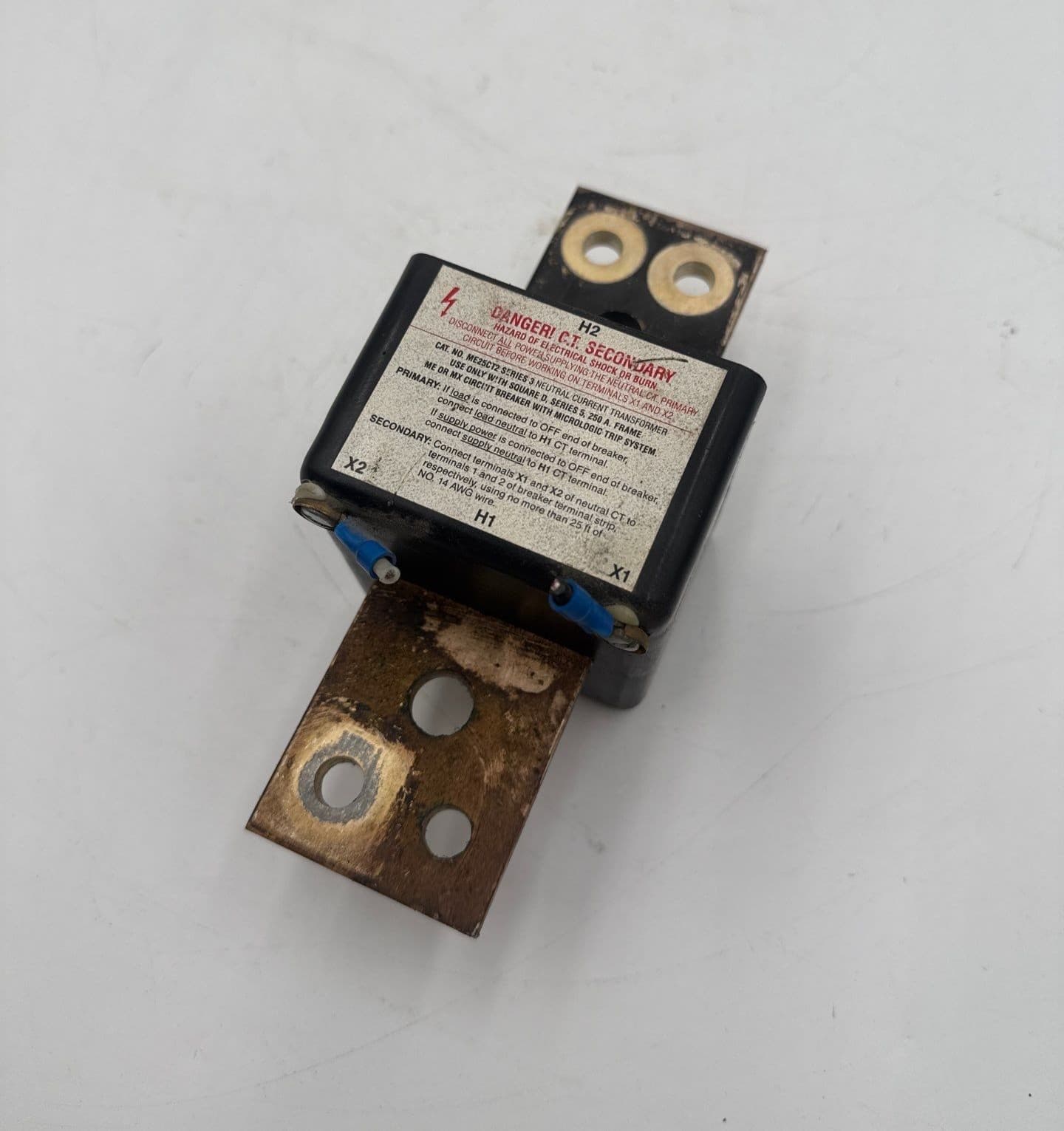 Square D ME25CT2 Neutral Current Transformer 250A Sensor Series 3 250 Amp – image 1