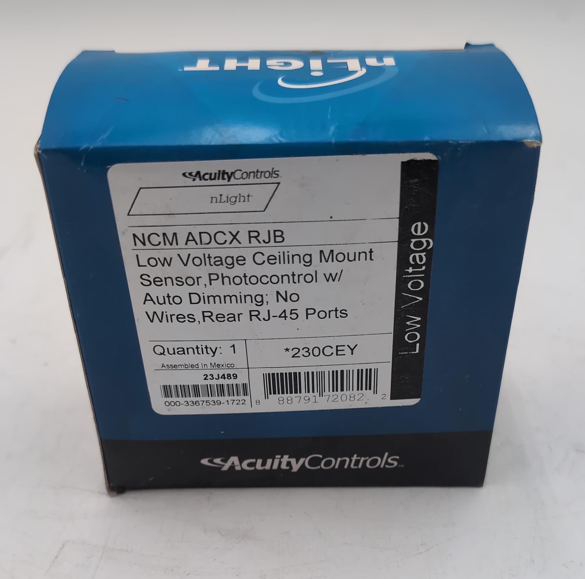 Acuity nLight NCM ADCX RJB Daylight Sensor Auto Dimming Photocell 230CEY NEW – image 1