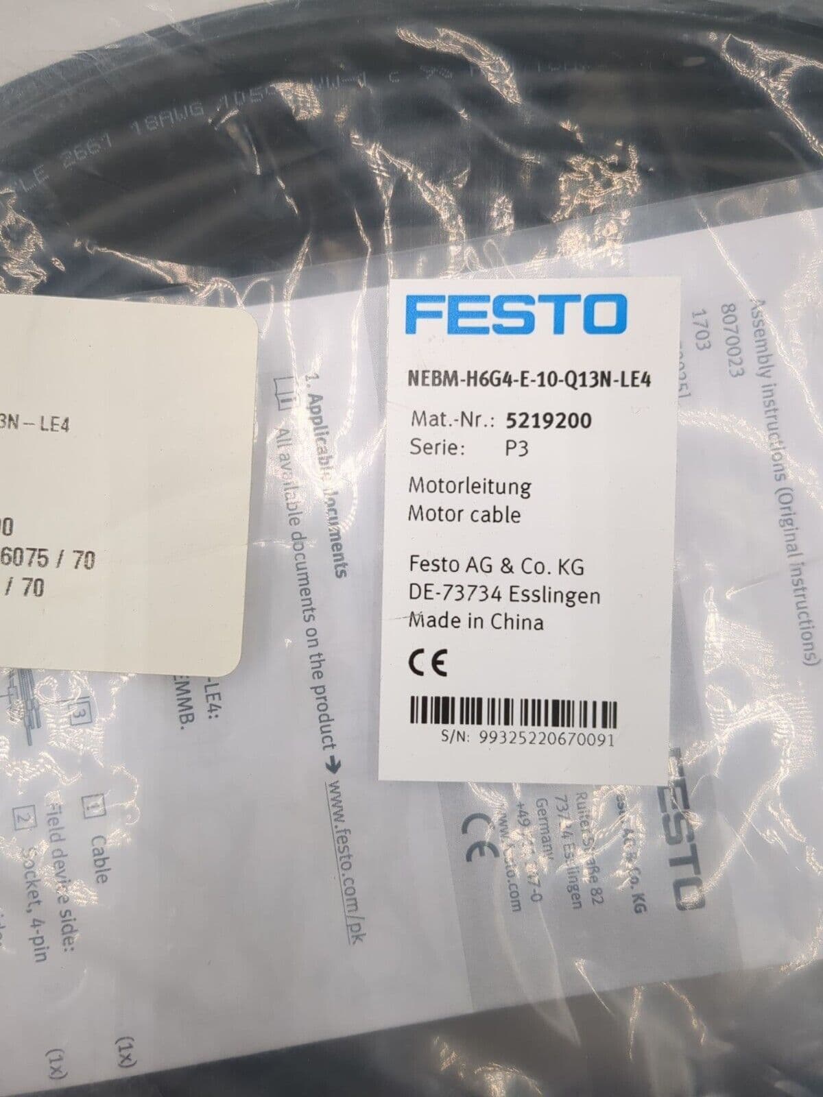 FESTO NEBM-H6G4-E-10-Q13N-LE4 – image 1