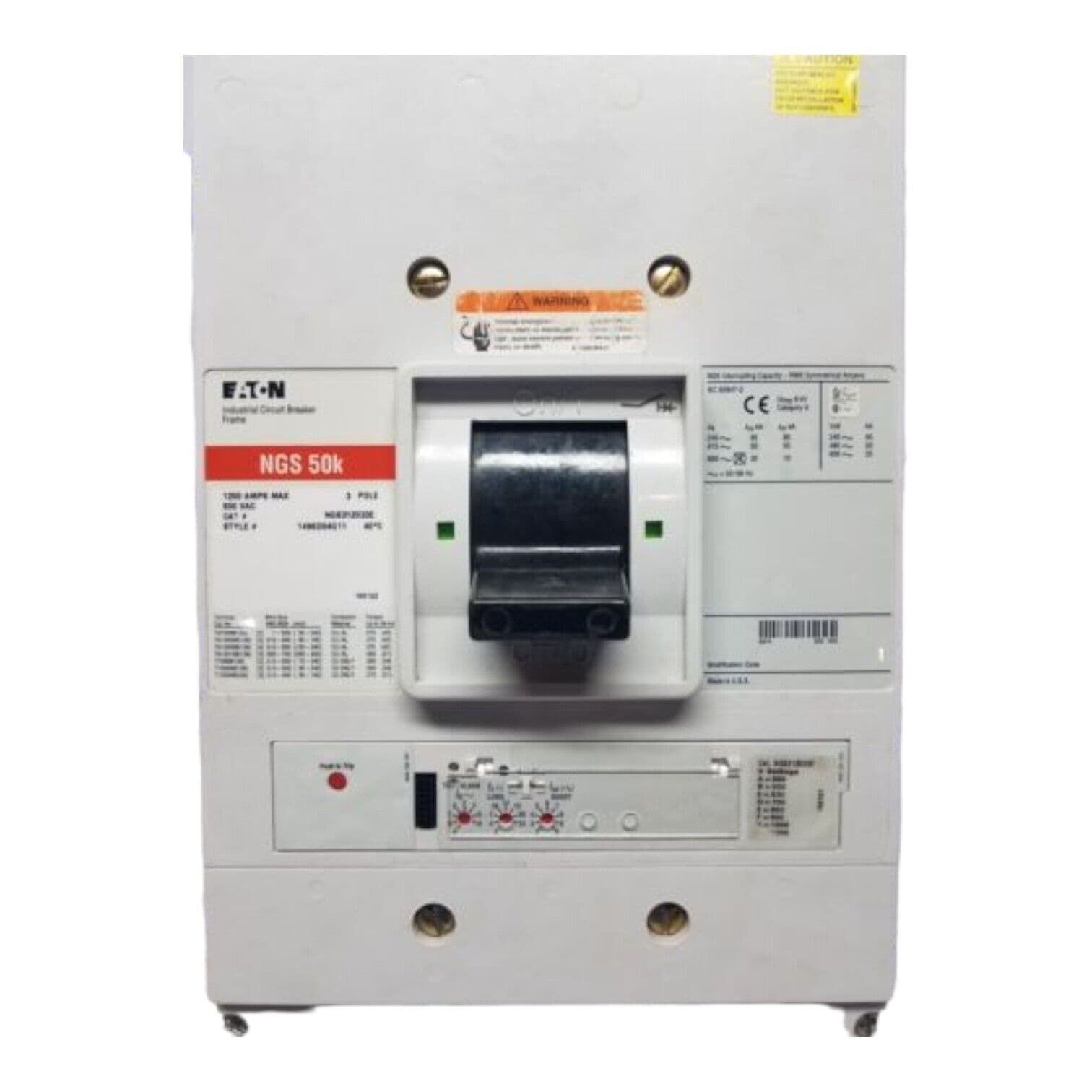 Eaton NGS312033E Circuit Breaker 1200A 3P 600V 3PH NGS 50k 1200 Amp – image 1
