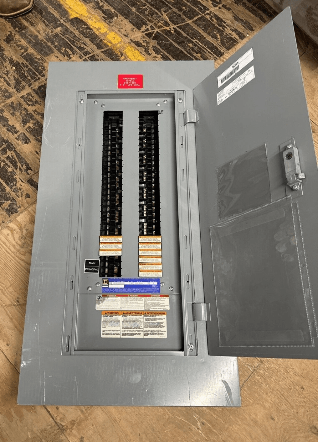 Square D NQ Panelboard 60A 208Y/120V 3PH 4W 42 Circuit MCB P115 – image 1