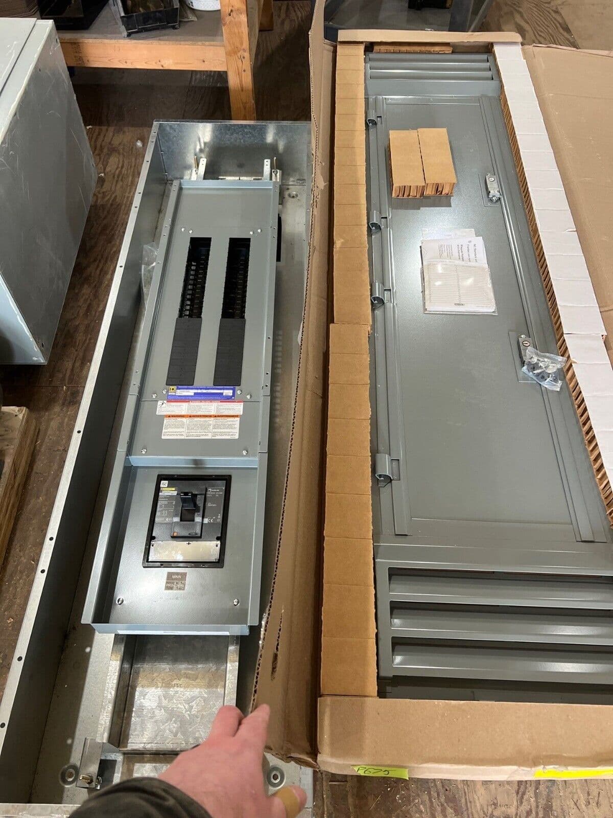 Sq D NQ Panelboard 600A 208Y/120V 3PH 42 Cir LGP36600U31X P675 – image 1