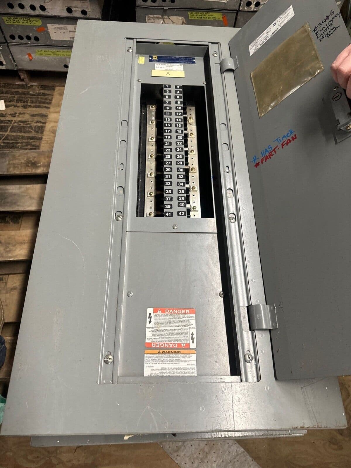 Square D NQOD442L225 Panelboard 225A 208Y/120V 3PH 4W Main Lug P010 – image 1