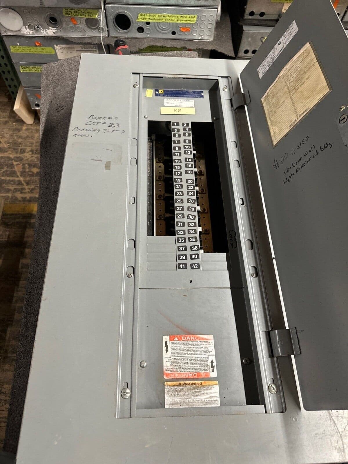 SQUARE D NQOD442L225 Panelboard 225A 208Y/120V 3P 4W Main Lug MLO P286 – image 1