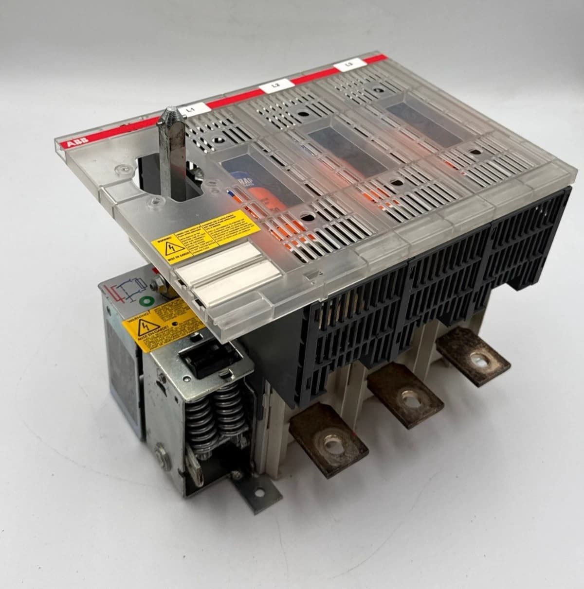 ABB OES400J3 Fused Disconnect Switch 400A 3P 600V 3PH 350HP 400 Amp Fuses AJT250 – image 1