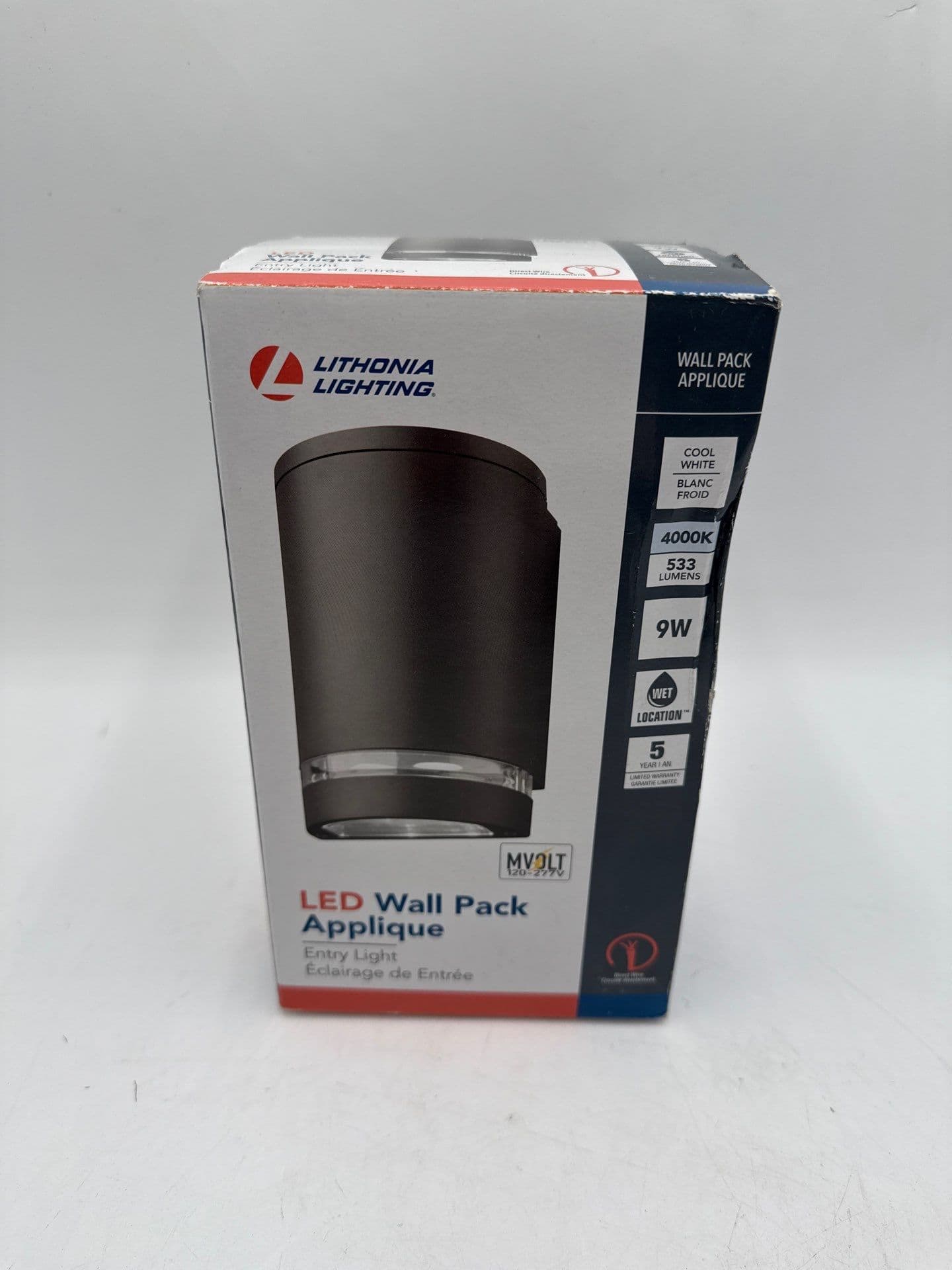 Lithonia Lighting OLLWD LED P1 40K MVOLT LED Outdoor Decorative Wall Light – image 1