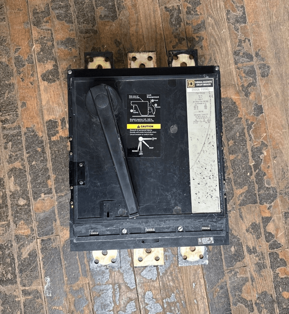 Square D PAF2036 Circuit Breaker 2000A 3P 600V PAL 2000 Amp Columns 3 Pole – image 1