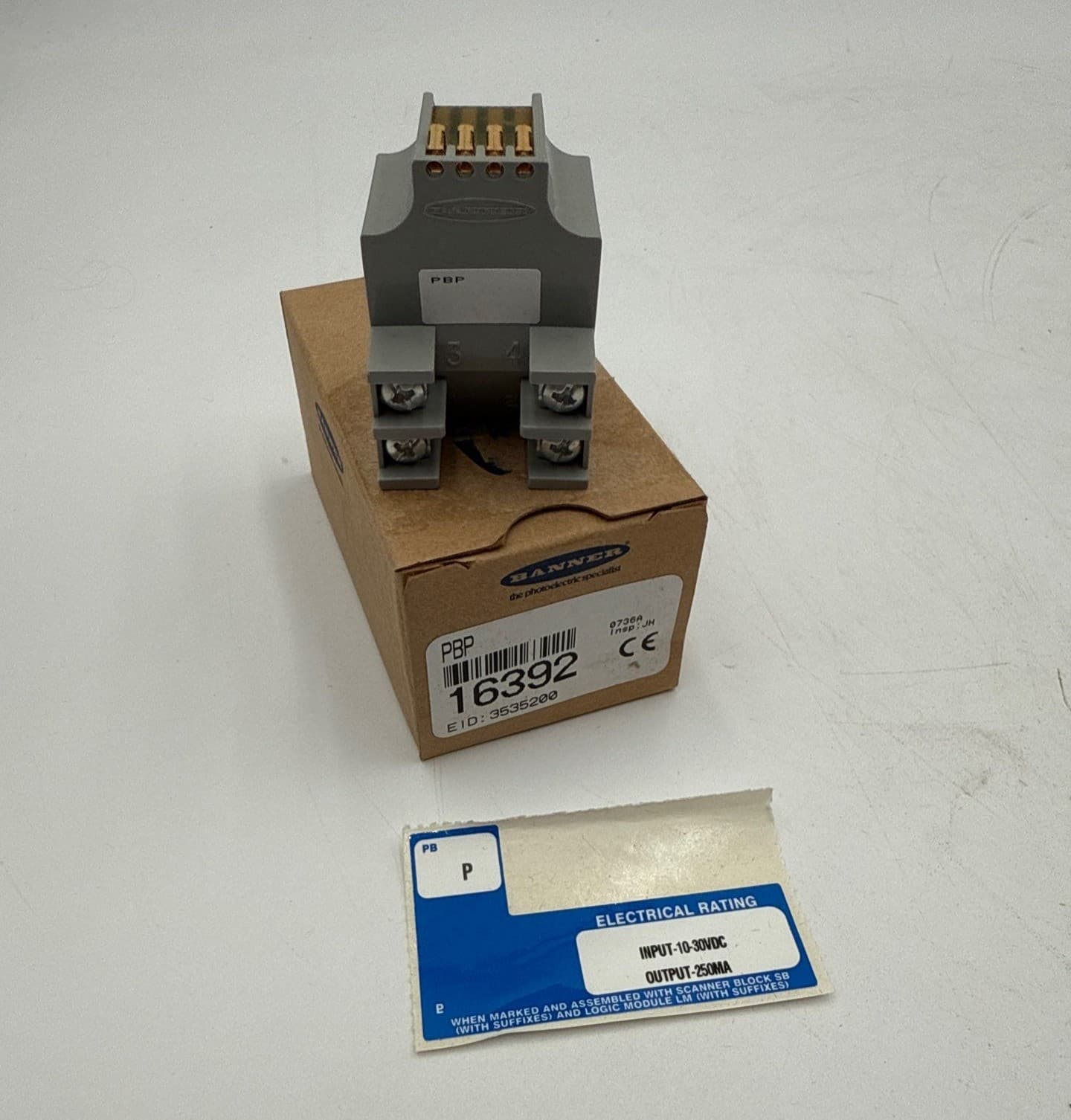 Banner PBP 16392 Banner Multi-Beam Power Block Gray – image 1