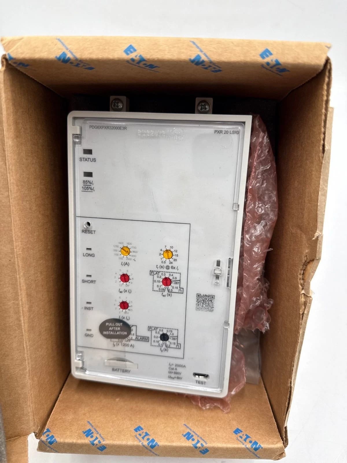 Eaton PDG6XPXR32000E5R PXR20 ALSIG Trip Unit 2000A 3P Power Defense 2000 Amp NEW – image 1