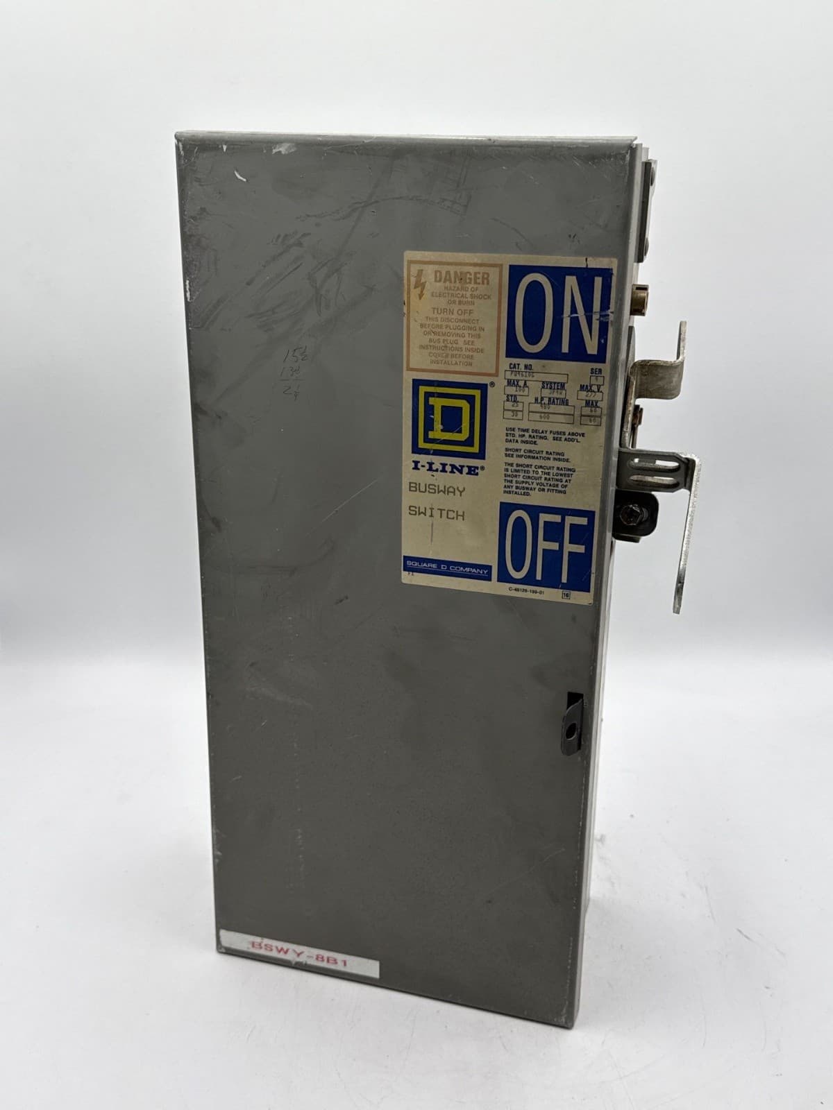 Square D PQ4610G Busplug I-Line Busway Unit Switch 100A 3PH 277V 4W 100 Amp – image 1