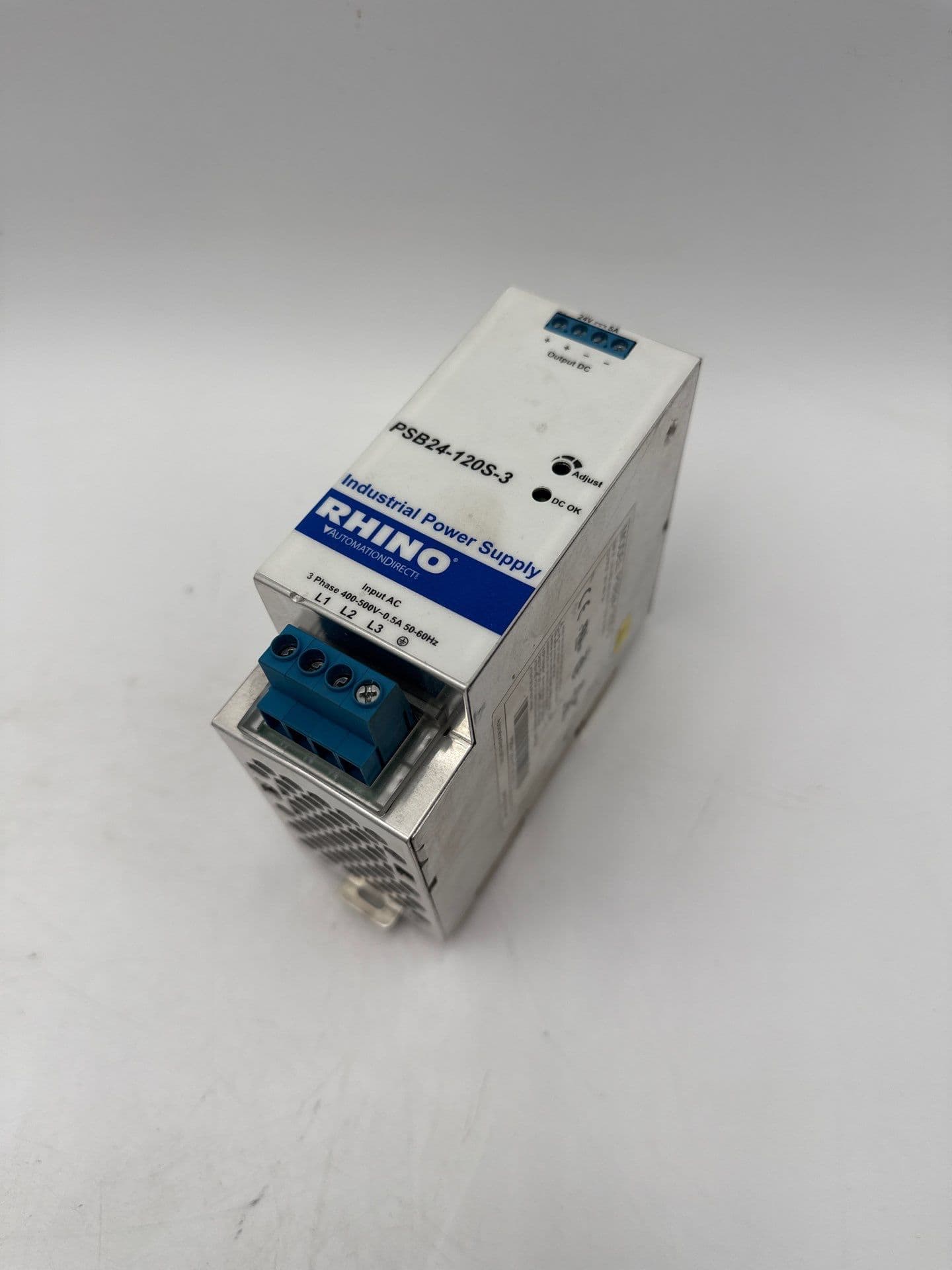 Rhino PSB24-120S-3 PSB Three-Phase Series DIN Rail Power Supply – image 1