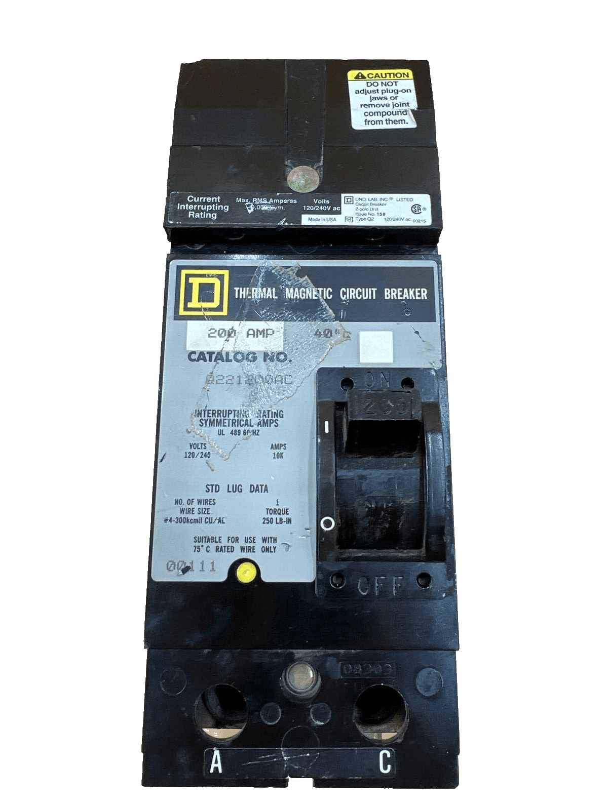 Square D SQD Q221200AC – image 1