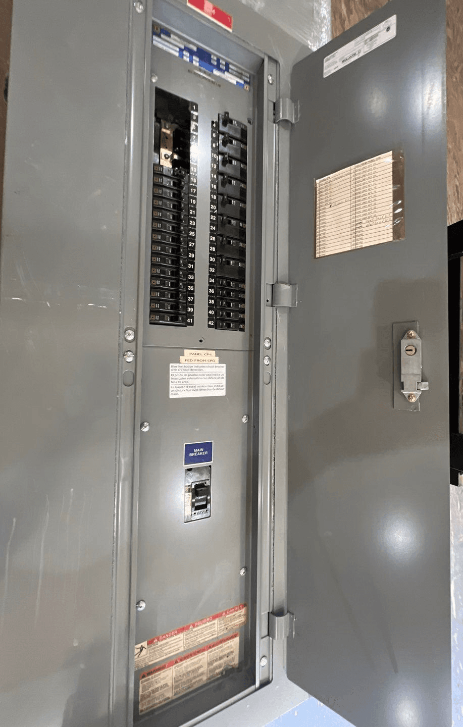 Square D NQOD Panelboard 150A 208Y/120V 3PH 4W 42 Circuit Main P256 – image 1