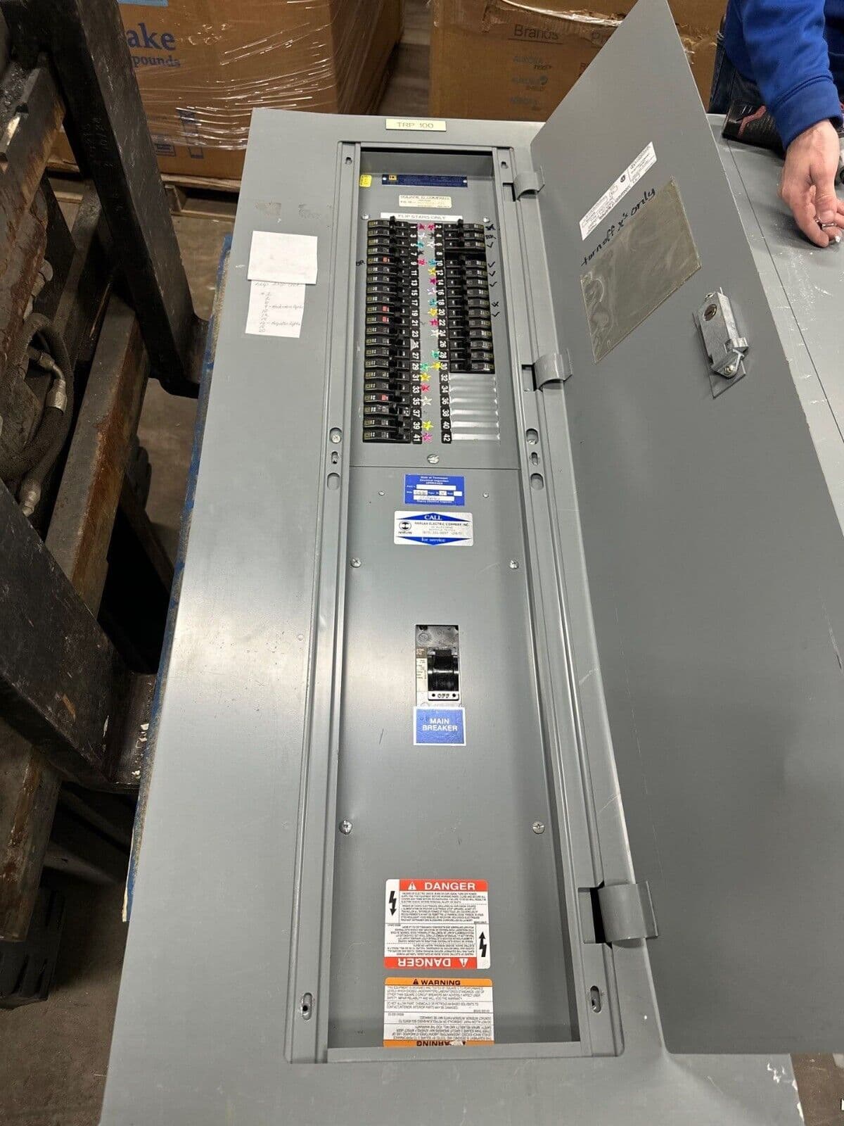 Square D NQOD Panelboard 225A 208/120V 3PH 4W Q2L3100 MCB 42 Circuit P347