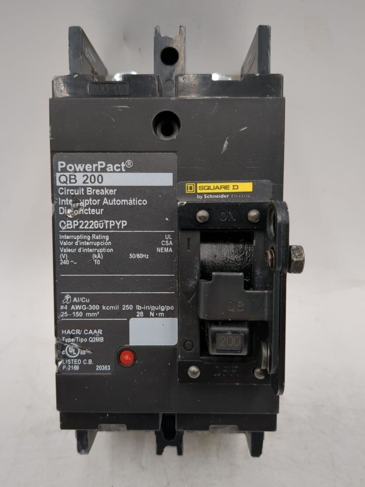 Square D QB 200 – image 1