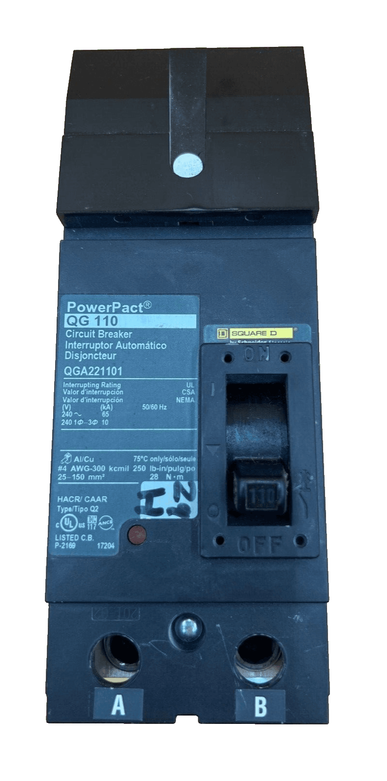 Square D QGA221101 – image 1