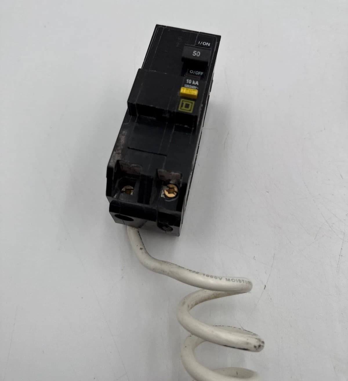 Square D QO250GFI Circuit Breaker 50A 2P 120/240V 1PH 10kA QO Plug On 50 Amp – image 1