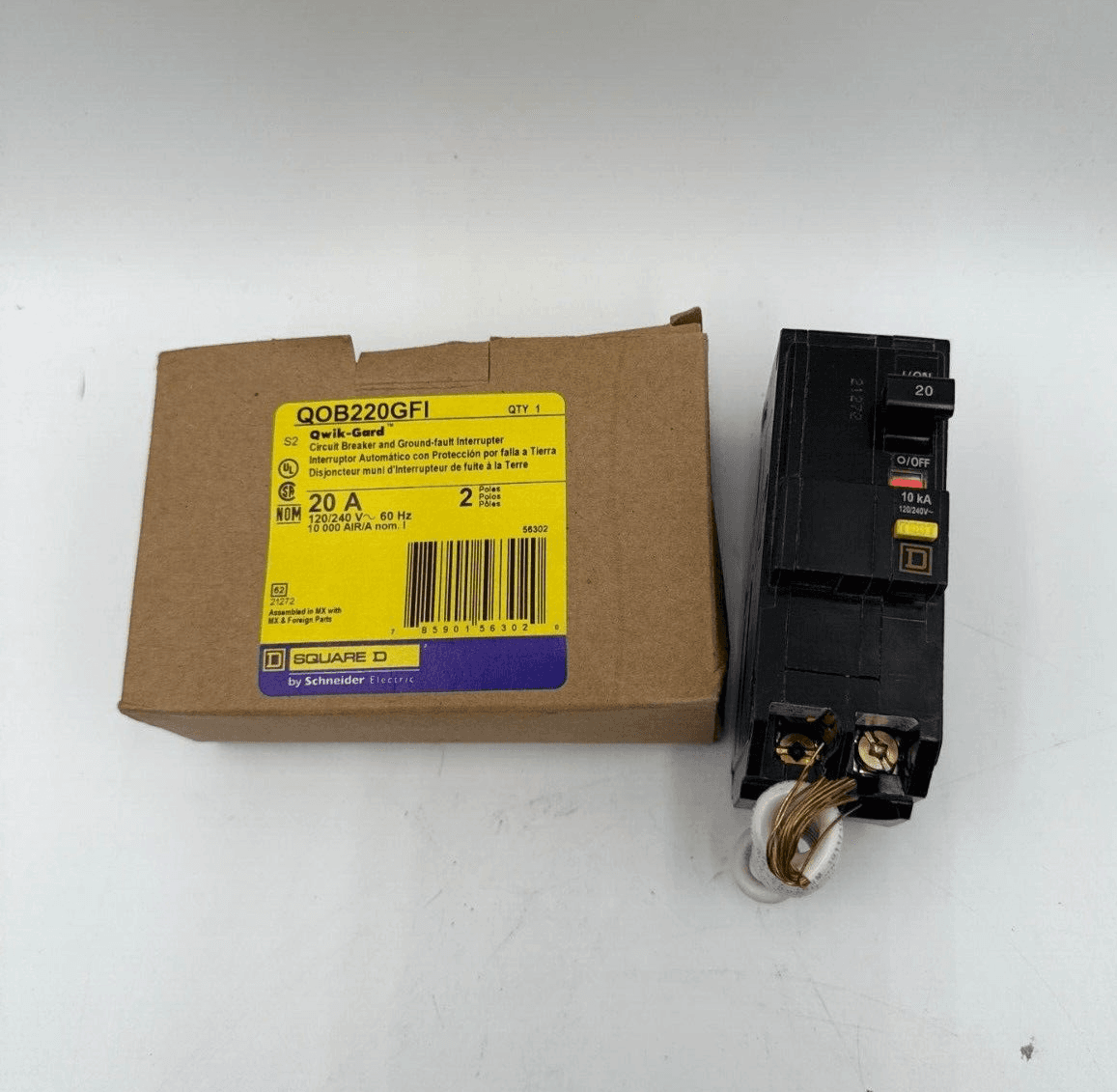 Square D QOB220GFI – image 1