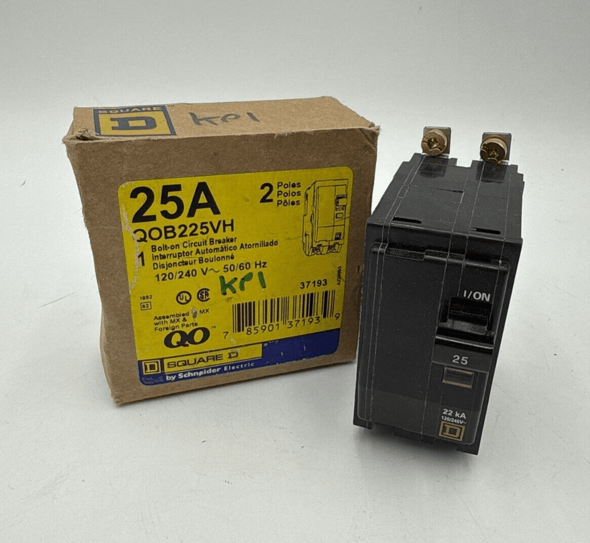 Square D QOB225VH Circuit Breaker 225A 240V 2 Pole – image 1