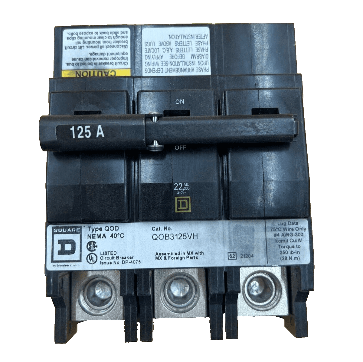 Square D QOB3125VH – image 1