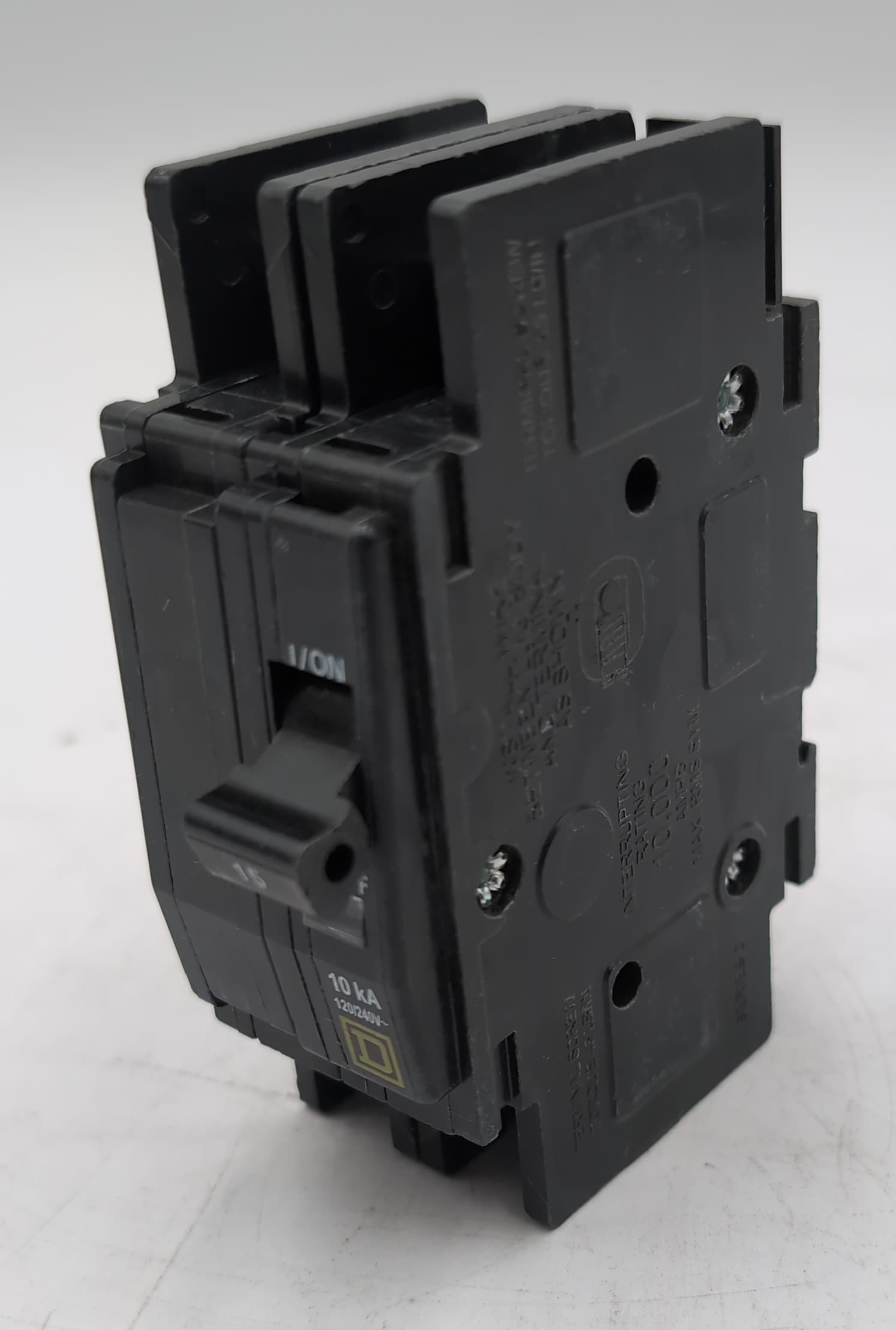 Square D QOU215 Miniature Circuit Breaker 15 Amp 2-Pole 120/240V Unit Mount New – image 1