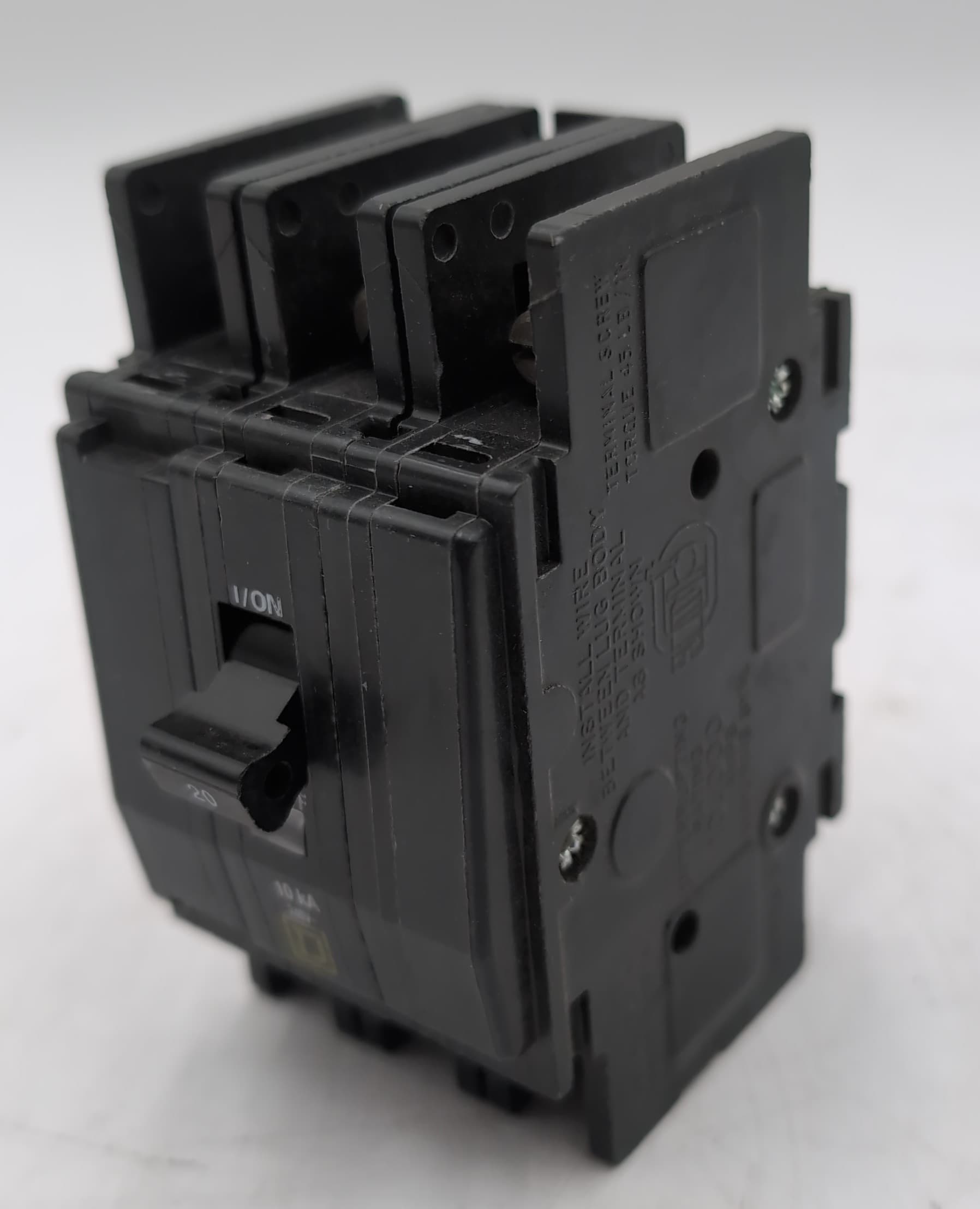 Square D QOU320 20 Amp 3 Pole Circuit Breaker 240V Unit Mount Type QOU NEW