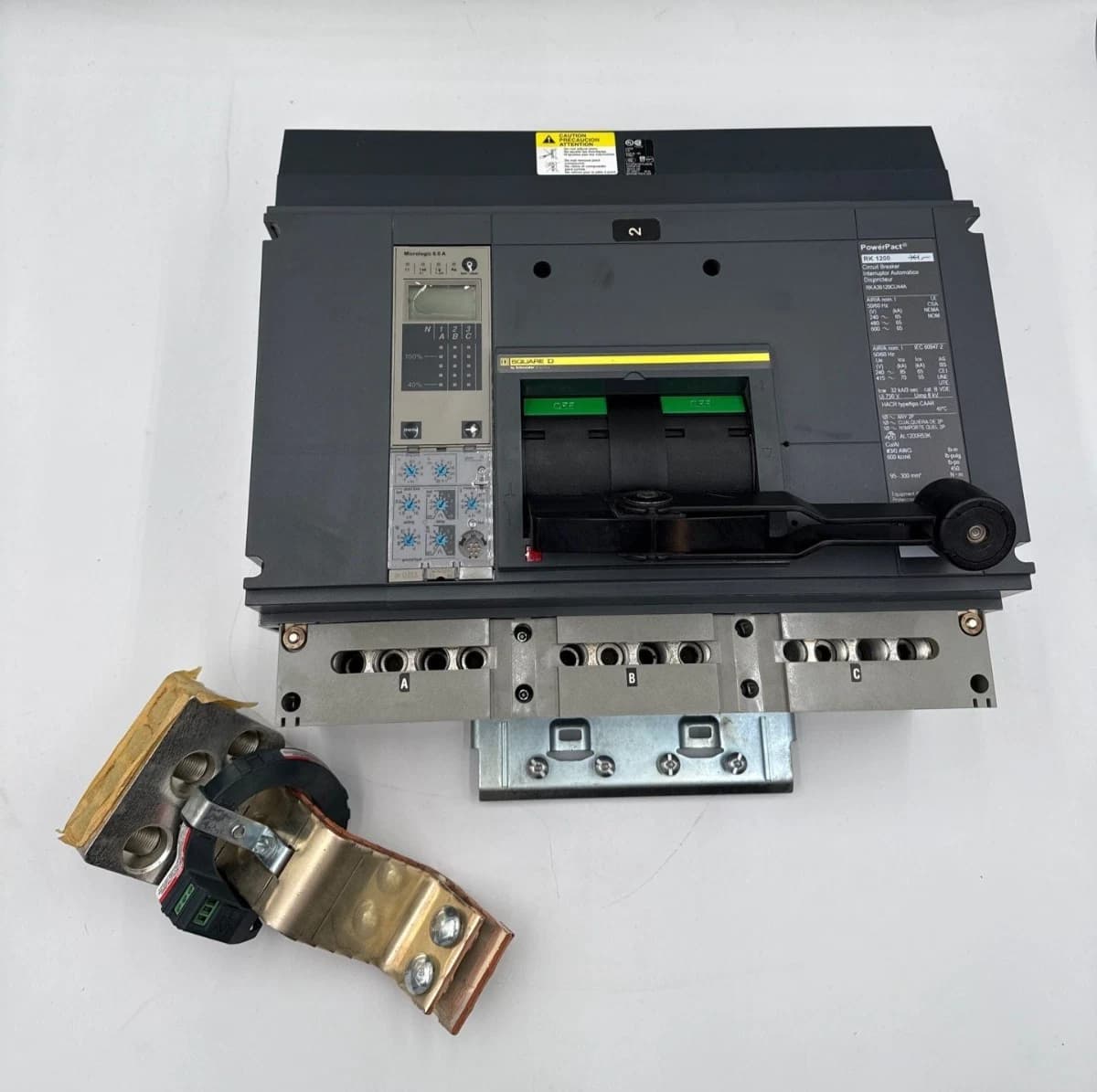 Sq D RKA36120CU44A I-Line Circuit Breaker 1200A 3P 600V Micrologic 6.0 A LSIG – image 1