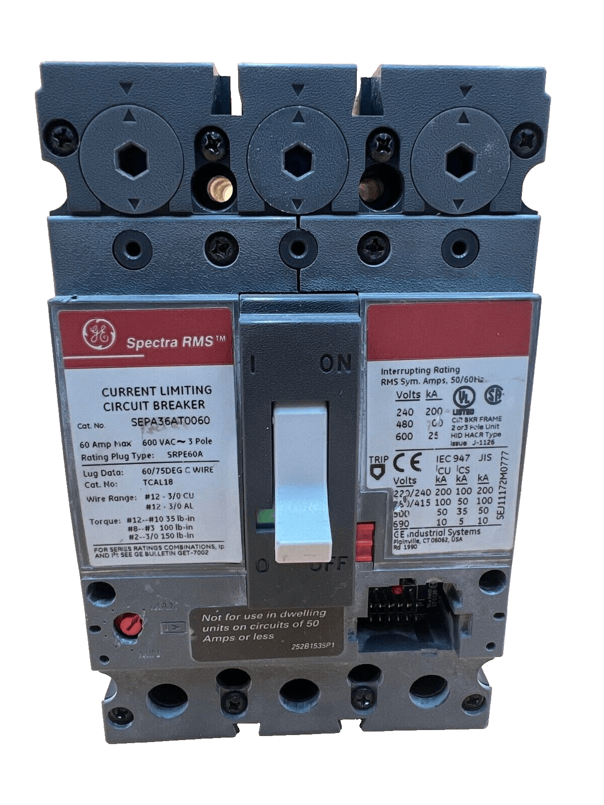 GE SEPA36AT0060 – image 1