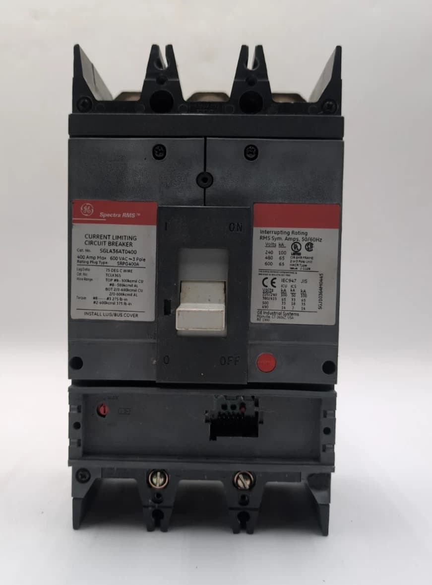 General Electric SGLA36AT0400 Circuit Breaker 400A 3P 600V SGLA 400 Amp 600VAC – image 1