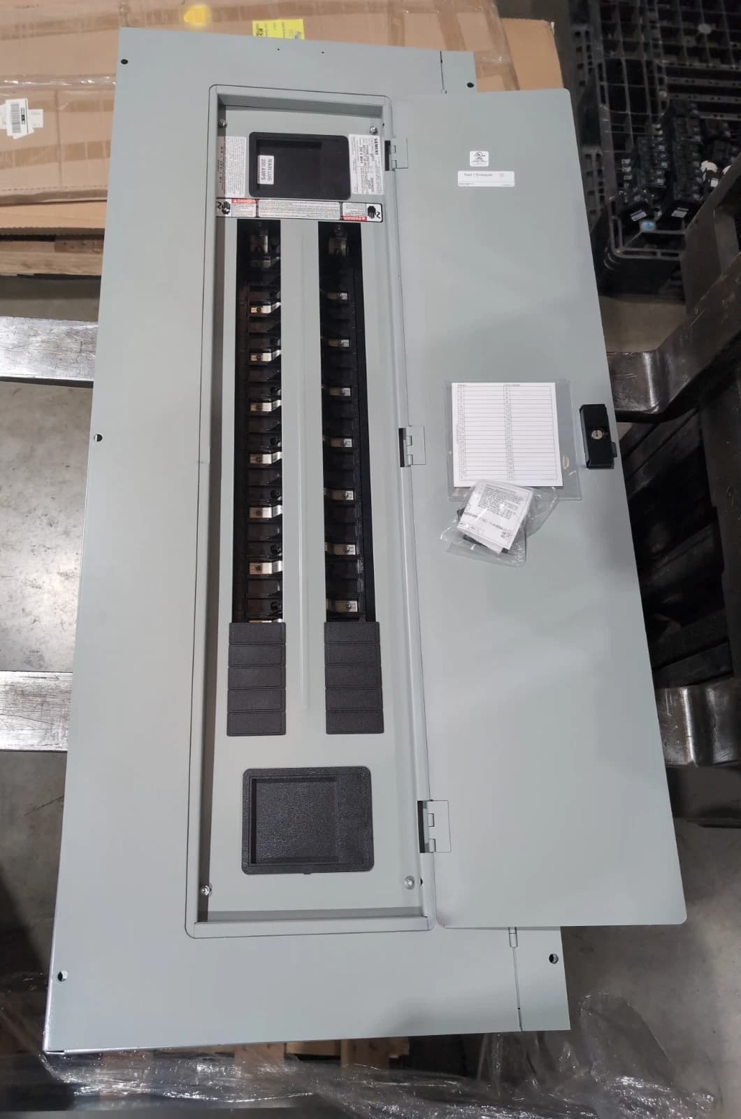 Siemens P1 Panelboard 250A 480/277V 3PH MLO Panel 250 Amp 54 Cir P1E54ML250ATST – image 1