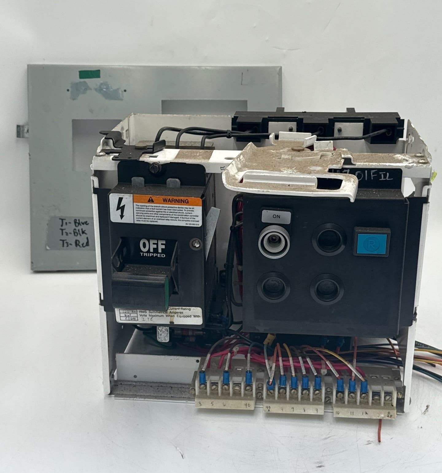 Siemens Model 95 12" 10A Combo MCC Bucket Size 1 3TB44 Starter ED63A010 – image 1