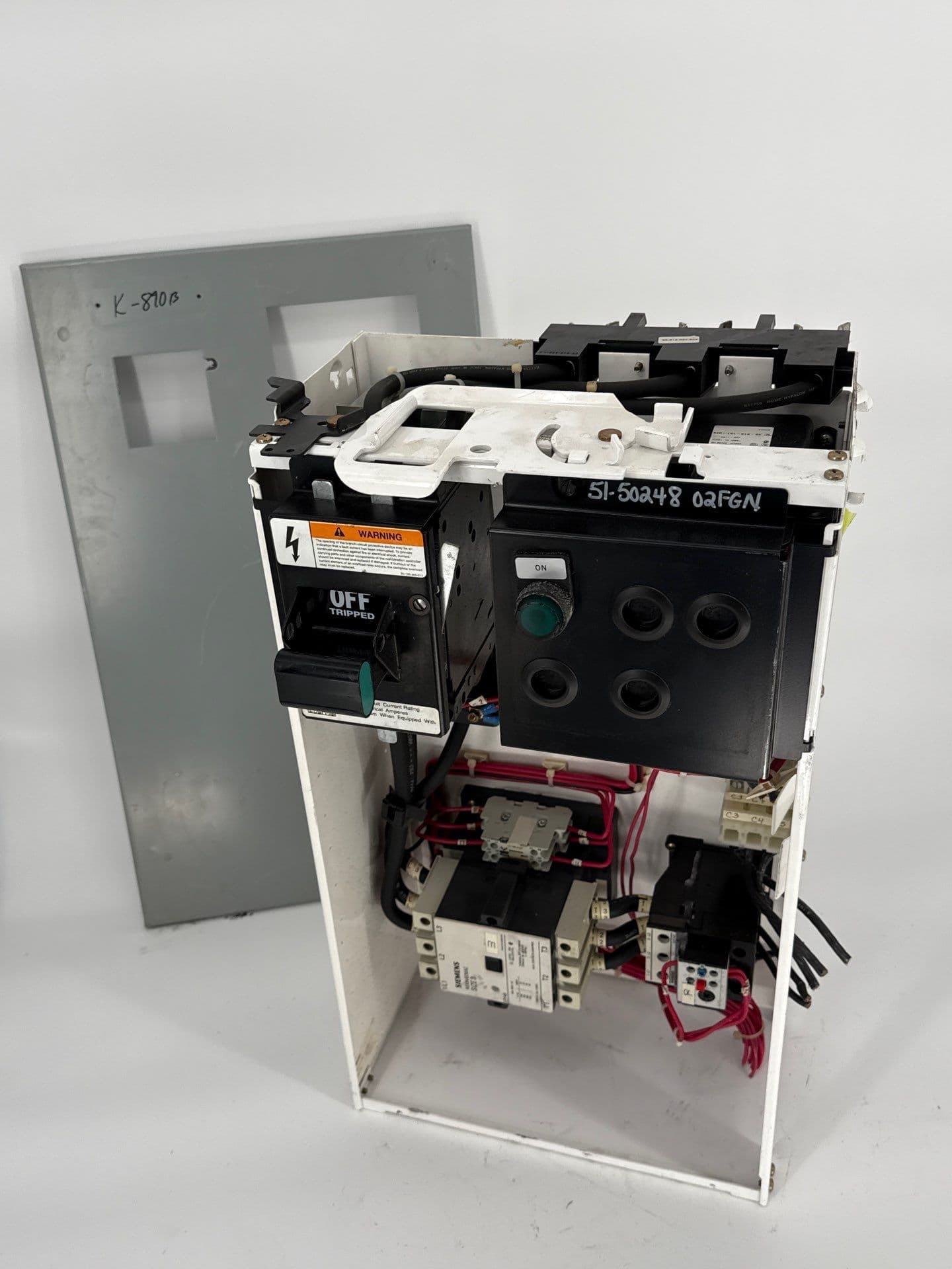 Siemens Model 95 24" Combo MCC Bucket Size 3 Starter ED63A050 50 Amp – image 1