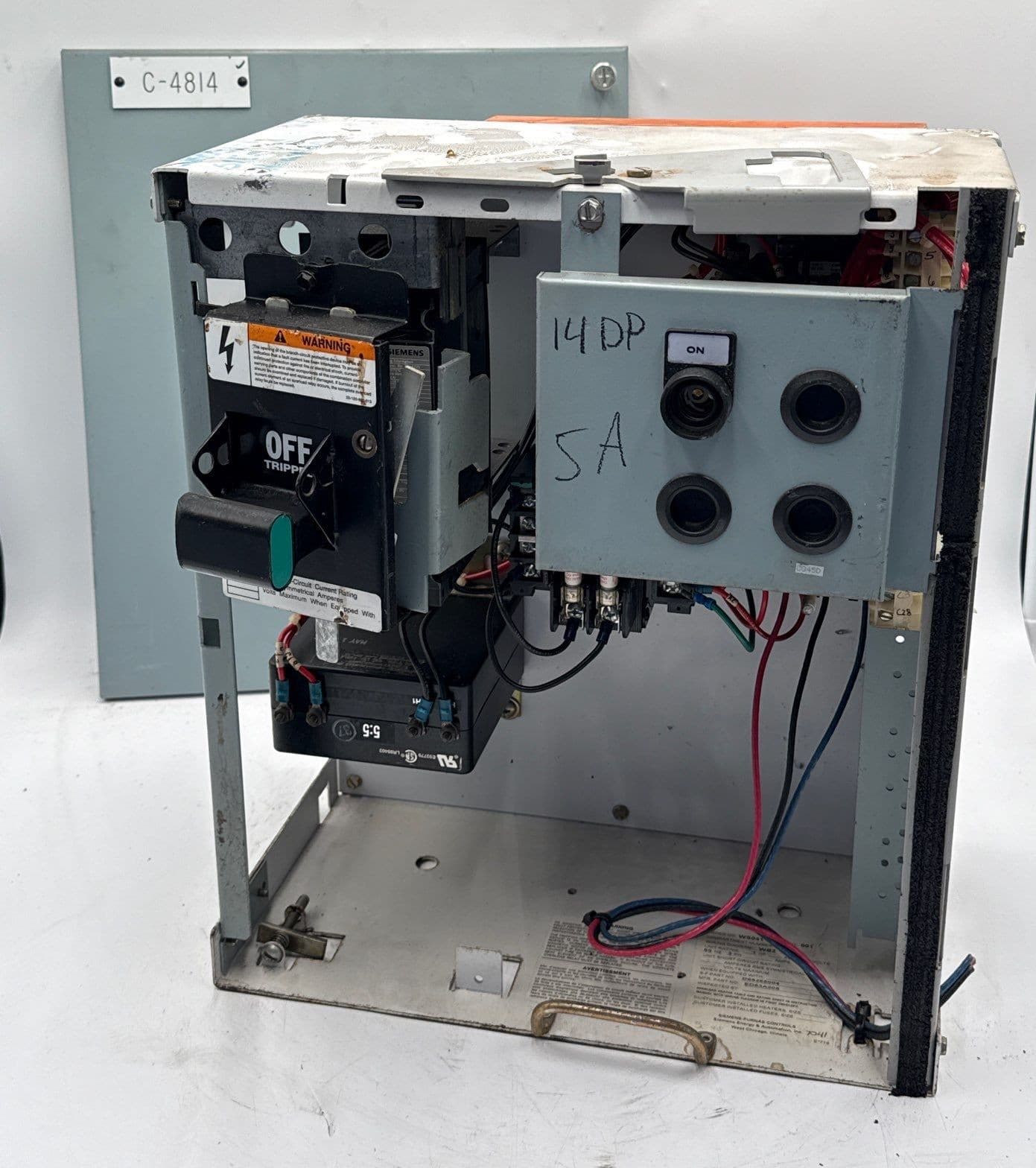 Siemens Model 95+ 18" 5A Combo MCC Bucket Size 1 14DP32A71 Starter ED63A005 – image 1