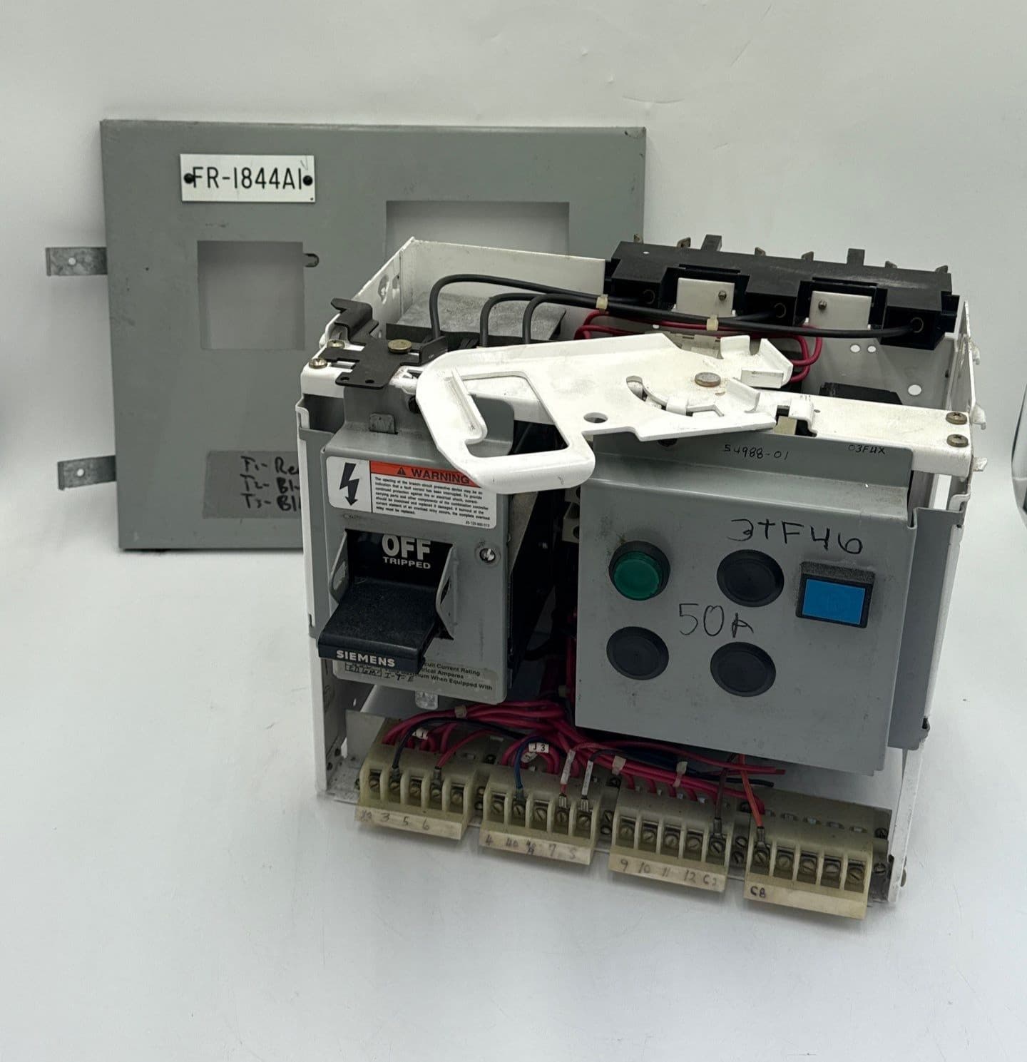 Siemens Model 95 12" 50A Combo MCC Bucket Size 2 3TF46 Starter ED63A050 – image 1