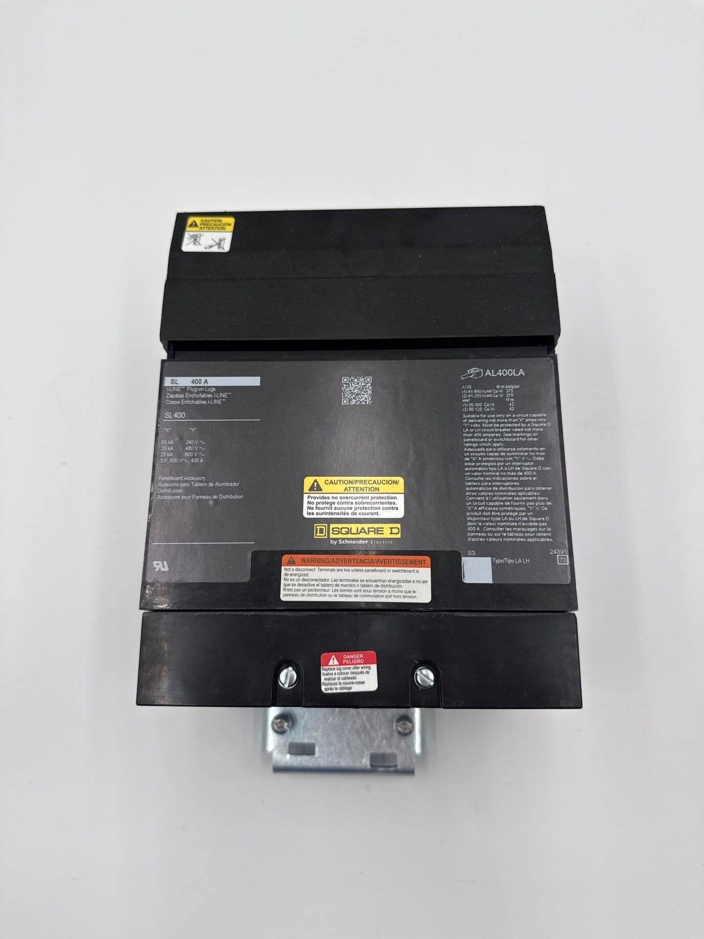 Square D SL400 I-Line Plug On Lugs Panelboard Subfeed 400A 600V