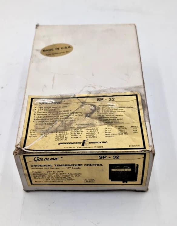 Goldline SP-32 Electronic Temp Control Unit Obsolete New