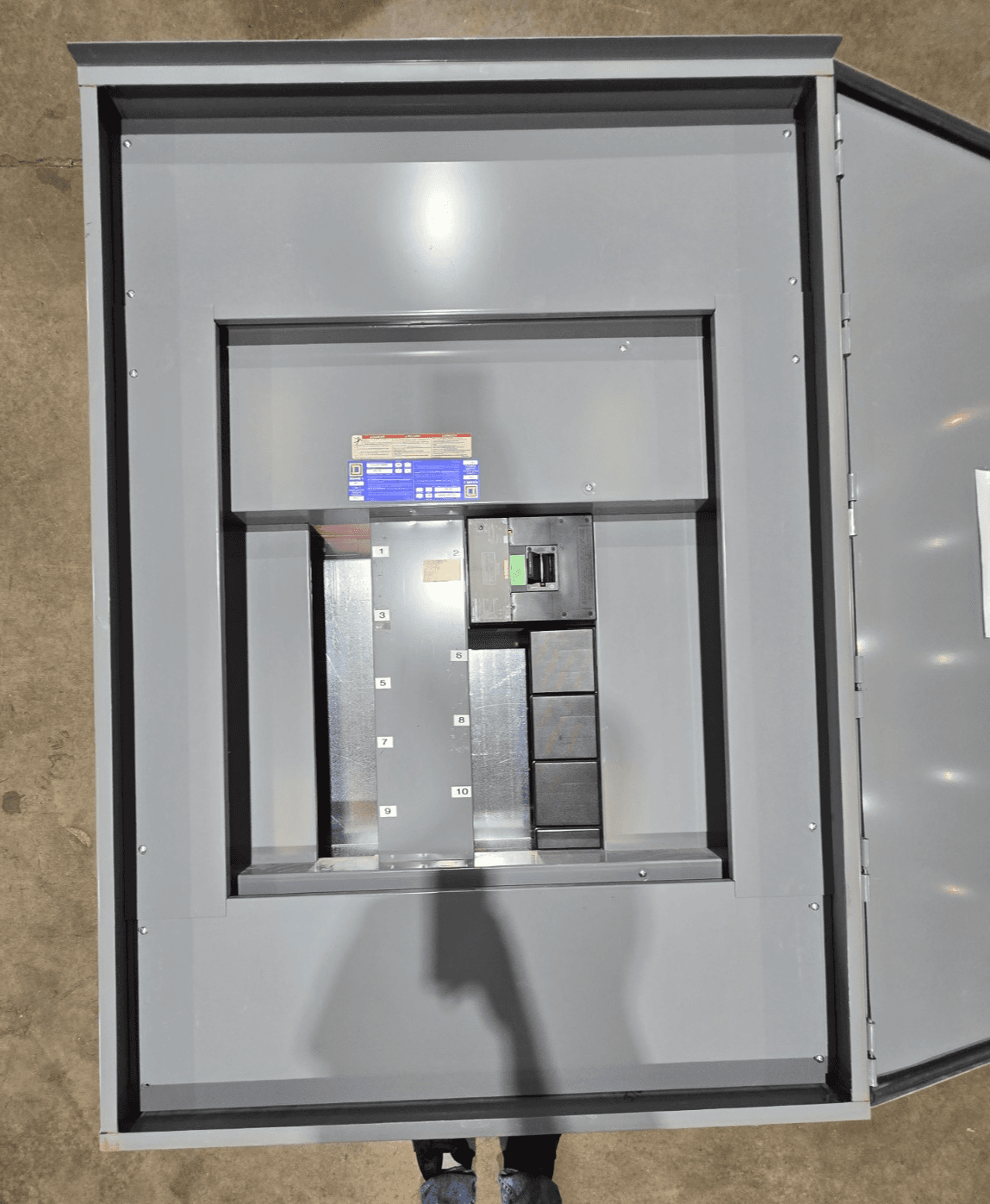 Sq D HCP I-Line Panel 400A 480V 3PH 3W 400 Amp MCB Panelboard LI36400 3R Encl – image 1