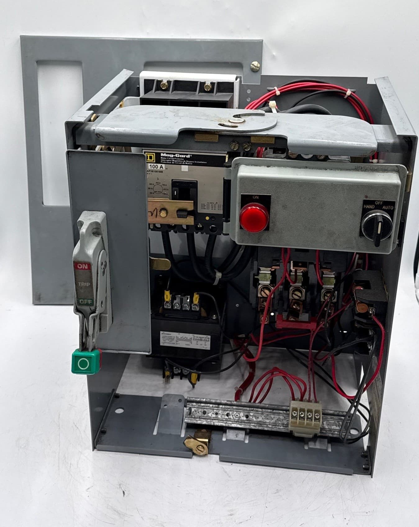 Square D Model 6 18in 100A MCC Combo Bucket FAP3610018M Size 3 Starter 50HP – image 1