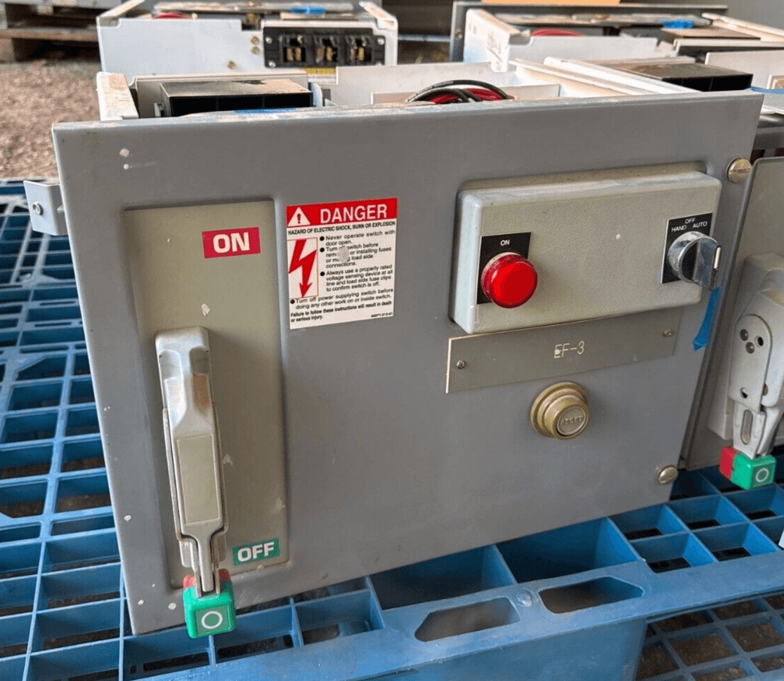 Square D Model 6 MCC Bucket 12" Size 1 10HP 480V 3PH 8536SC03 Fusible Used – image 1