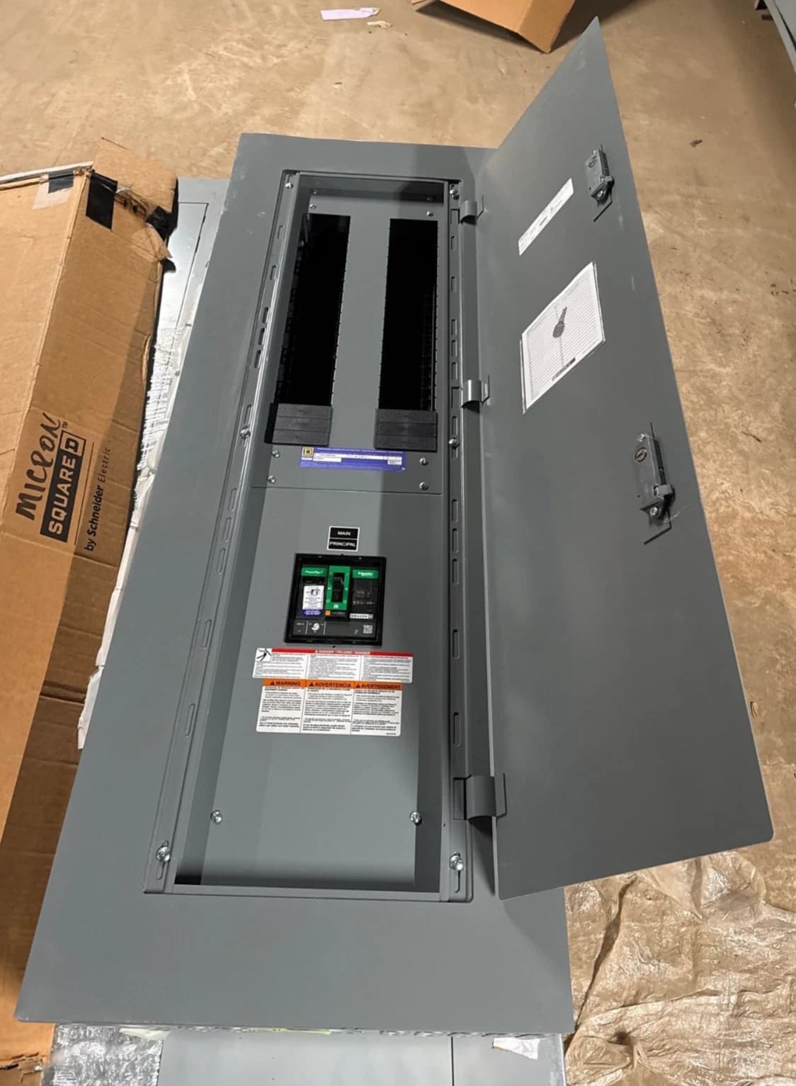 Square D NF Panelboard 200A 480/277V 3PH 4W 42 Cir MCB Panel 200 Amp JGP36200SA