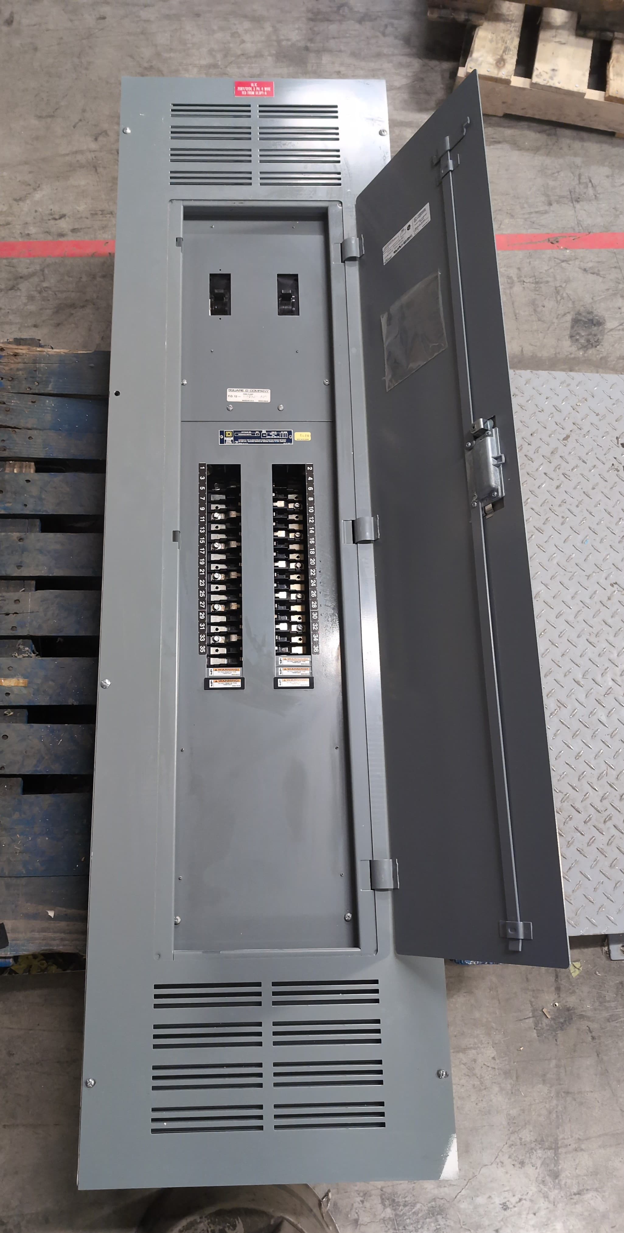 Square D NQOD442L400TFL Panelboard 400A 208/120V 3PH 4W 42Cir Sub 200A MLO Panel – image 1