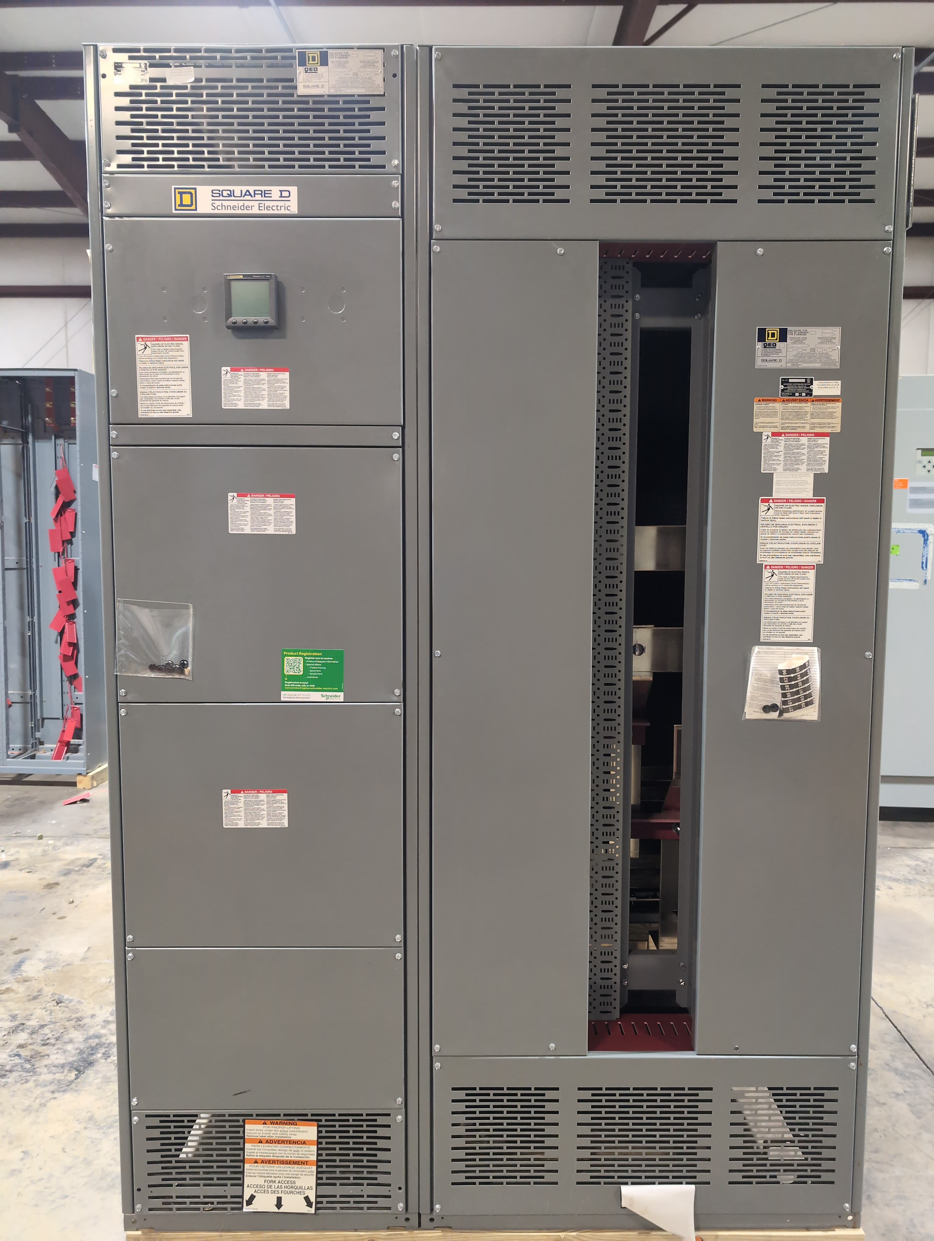 Square D QED I-Line Switchboard MLO 1200A 480V 3PH 3W Main Lug 1200 Amp 42 Space – image 1