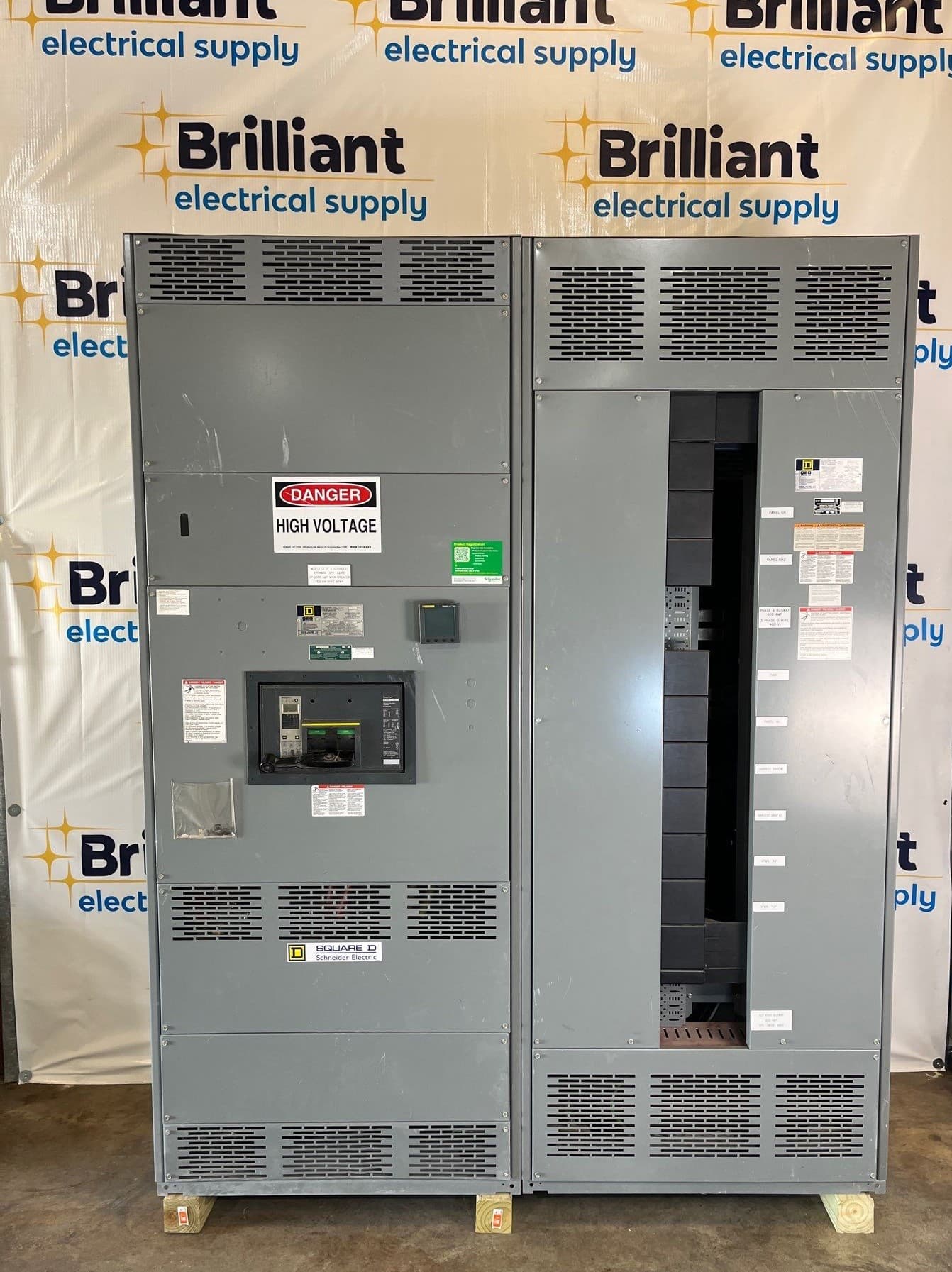 Square D QED Switchboard 2000A 480/277V 3PH 4W MCB RKF36200U44A LSIG GroundFault – image 1