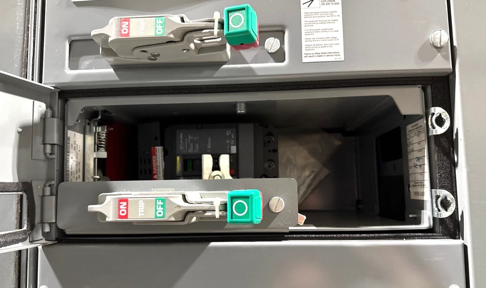 6" Square D Model 6 40A MCC Feeder Bucket 40 Amp HJL36040 Breaker HJL