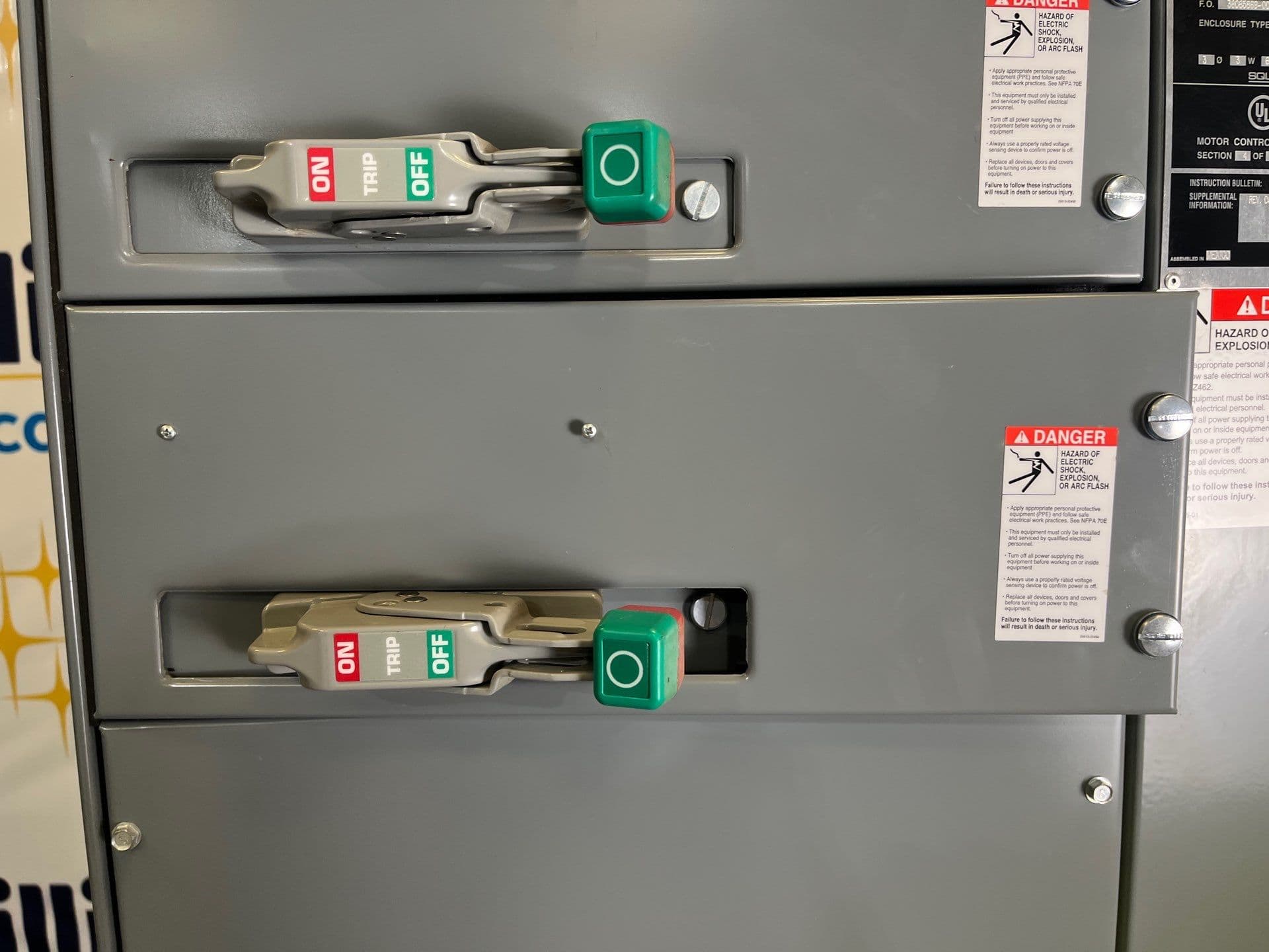 Square D Model 6 6" 100A Breaker Feeder MCC MCCB Bucket 100 Amp HJL36100 – image 1