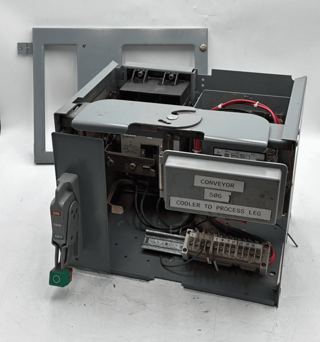 Square D Model 6 12" 15A Breaker Combo MCC Bucket Size 1 Starter FAP3601513M – image 1